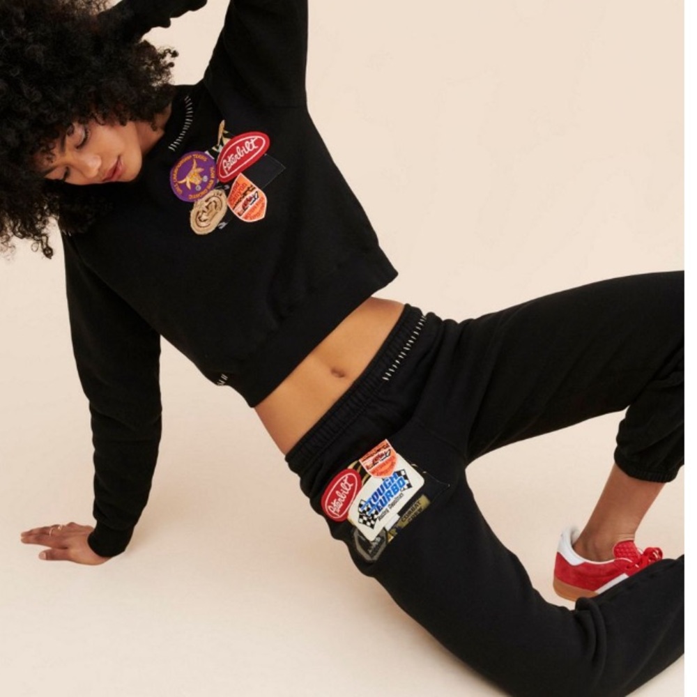 NWOT Riley Vintage for Free People Riley Vintage Dusk Tropics Crew Sweatshirt